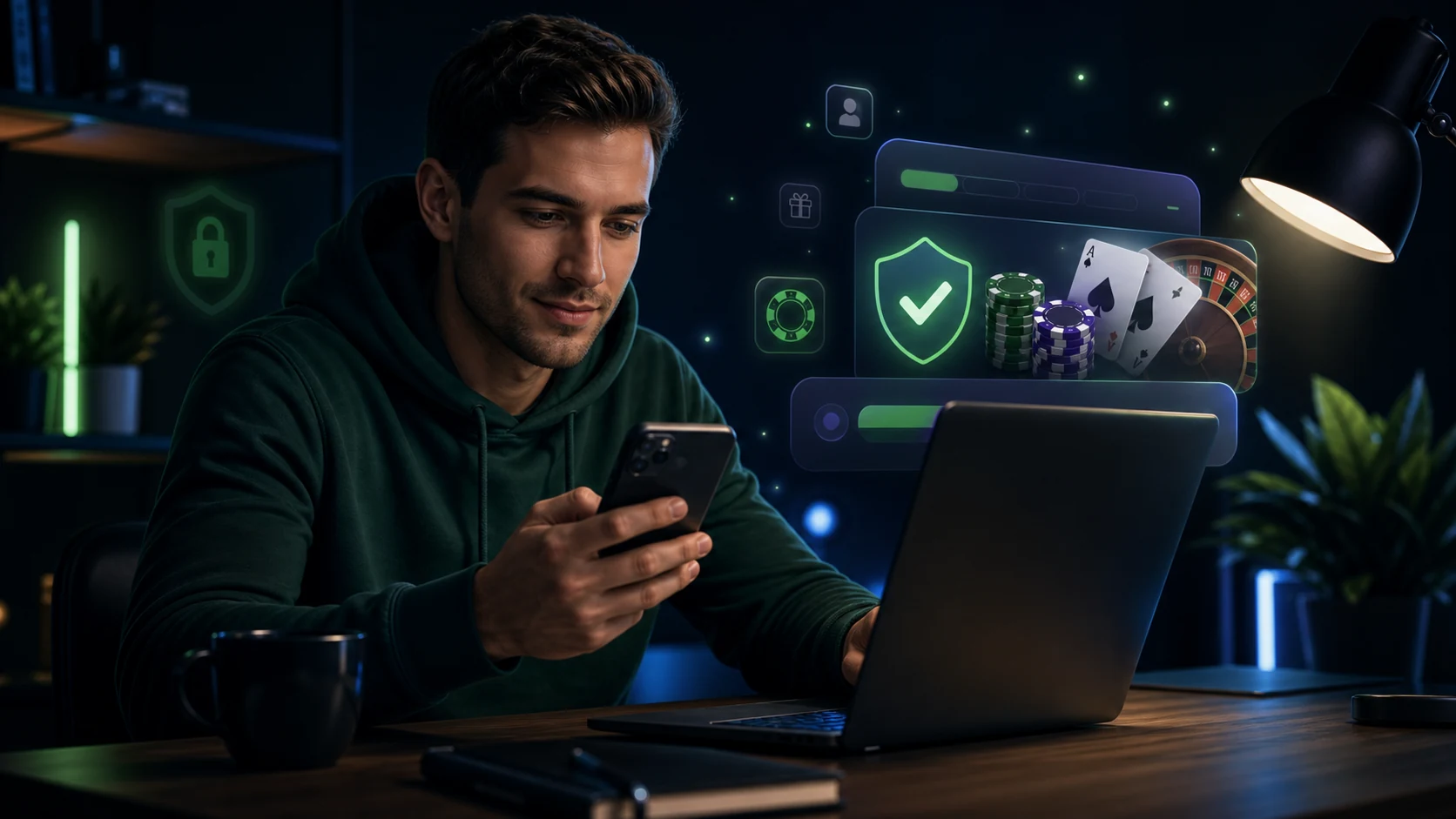Старт в онлайн-казино со смартфона и ноутбука